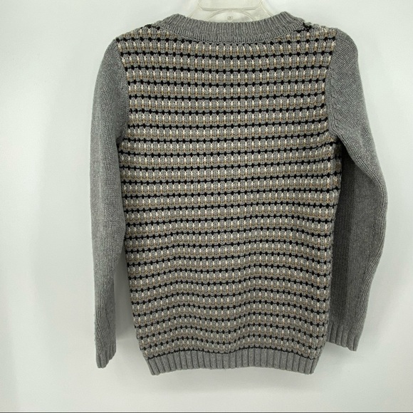 Boden Sz 4 Stripy Stitch Jumper (WK910) Grey Sweater - Picture 2 of 8